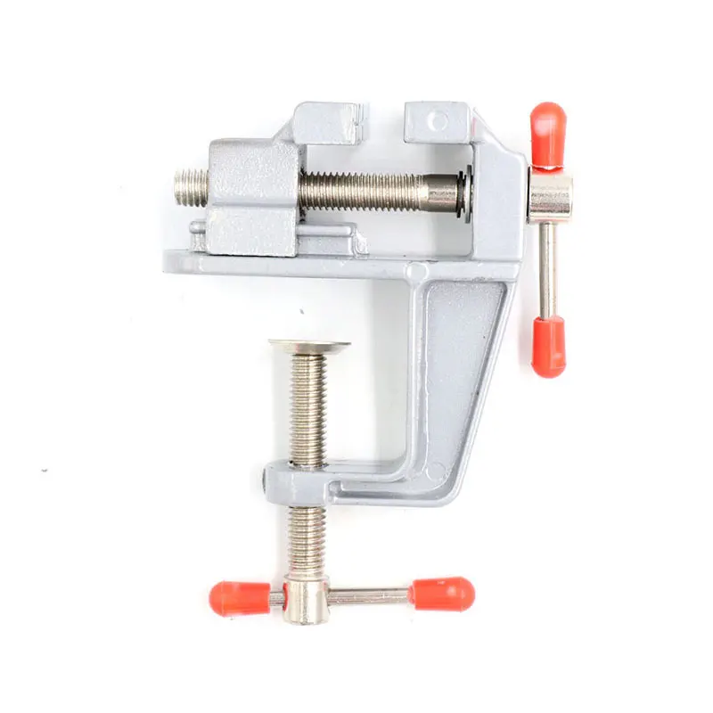 Мини-1 шт. 30 мм алюминиевого сплава Таблица скамья зажим тиски стол винта для