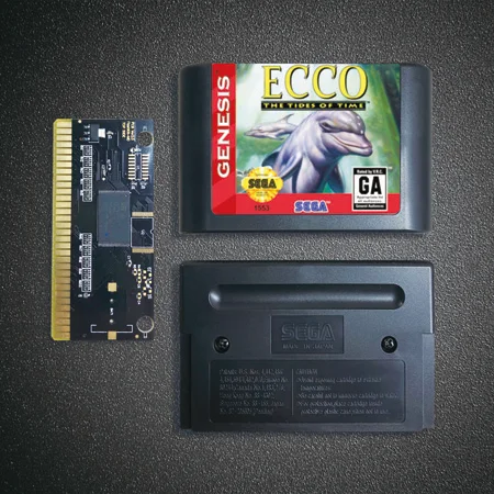 Ecco Ход Времени 16 бит MD карточная игра для Sega Megadrive игровой консоли