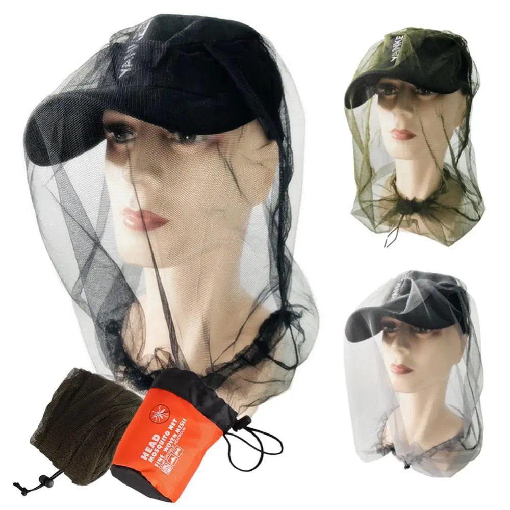 

Outdoor Travel Dustproof Hat Mesh Cover Mosquito Bee Net Face Protector