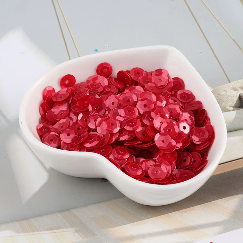 720Pcs/Lot Matte Sequin 6mm PVC Round Cup Sequins Paillettes DIY Sewing Wedding craft Men's shirts Women Garments Accessories | Дом и сад