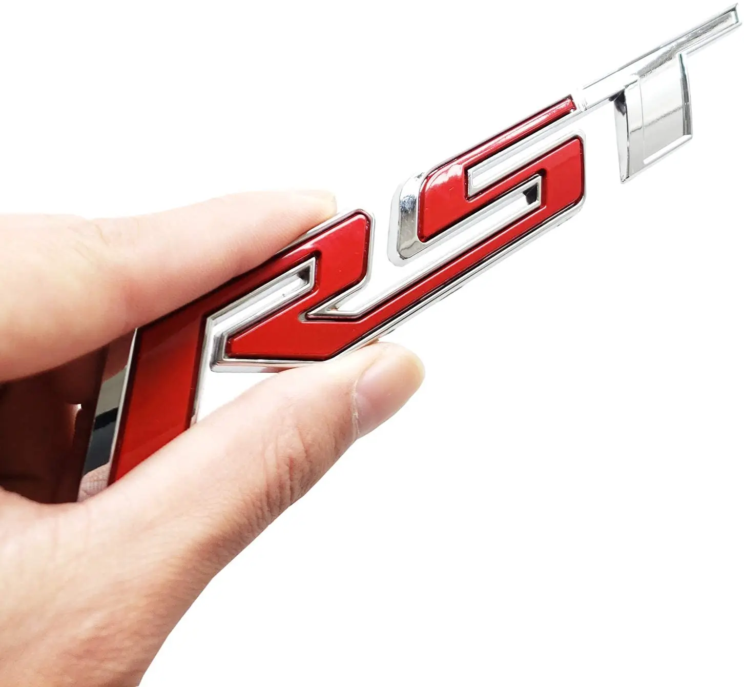 

1x RST Tailgate Emblem 3D Metal Badge Letter (Red & Chrome)