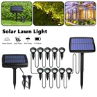 Садовый светильник для газона, водонепроницаемый, 10 в 1, 2 в 1