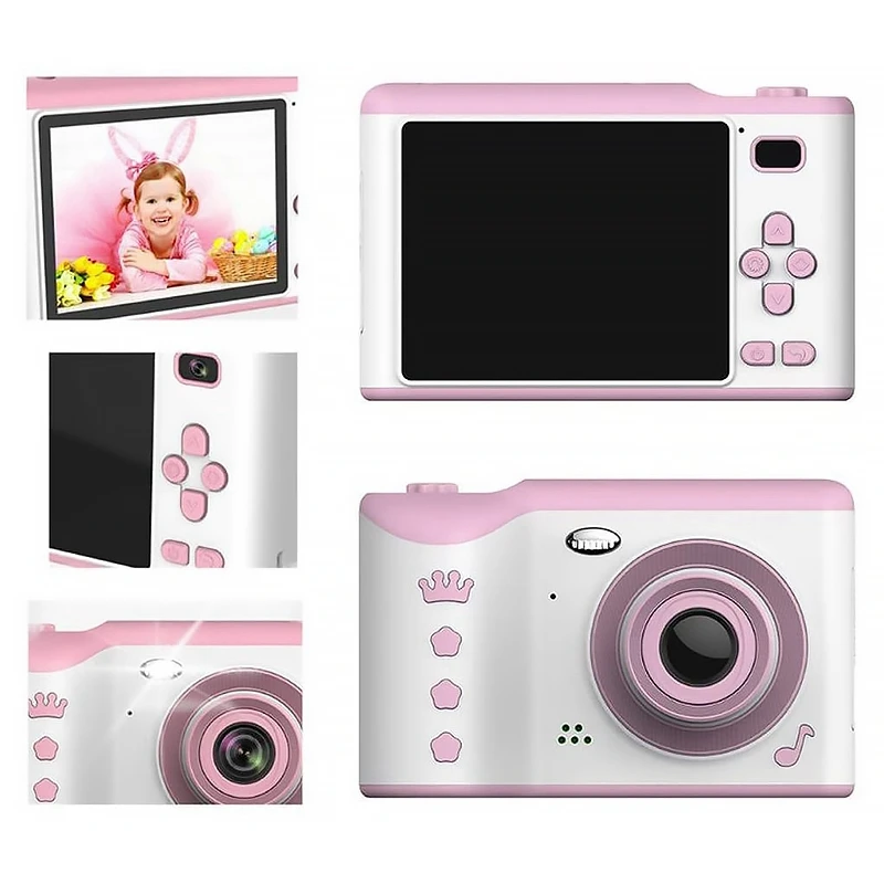 

2.8 Inch Touch-Screen Kids Camera 8.0MP Digital Camera Rechargeable Camcorder with 32GB SD Card Included