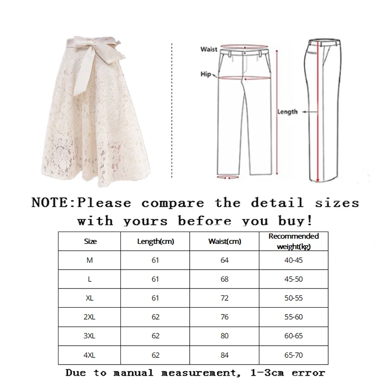 Женская кружевная юбка с завышенной талией до колена|Женские юбки| |