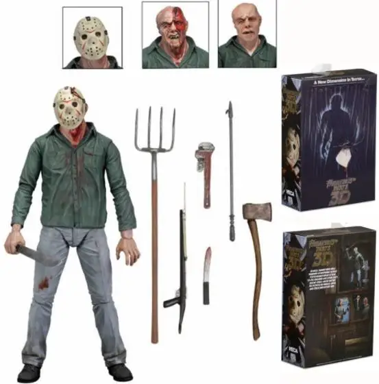 Пятница 13 часть III 3D Jason Voorhees Ultimate 7 &quotфигурка BL02 | Игрушки и хобби