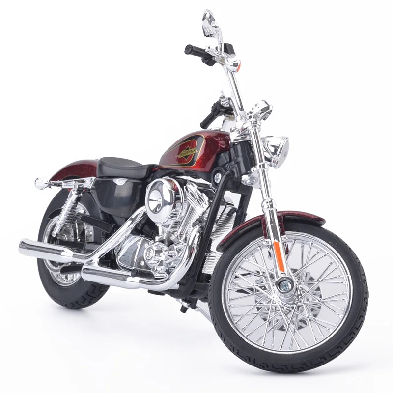 Maisto 1:12 Harley Davidson Motorcycle metal model Toys For Children Birthday Gift Collection |