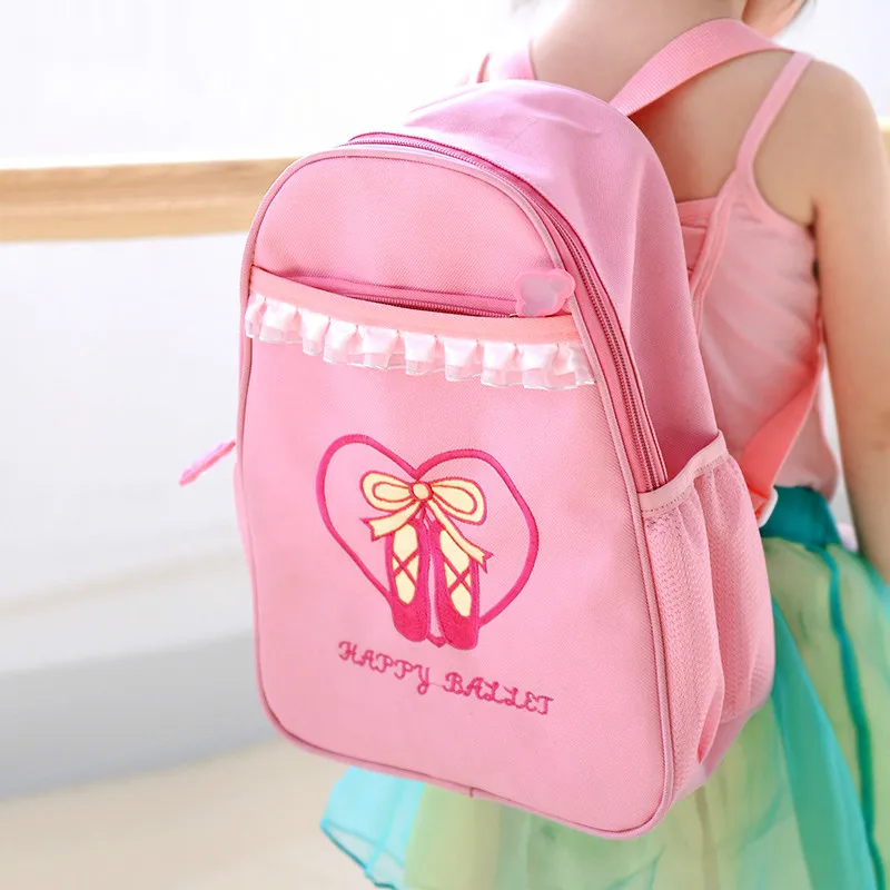 

New Children Korean Fashion Dance Girls Dancing Backpack Ballet Bag Children's Dance Back Package