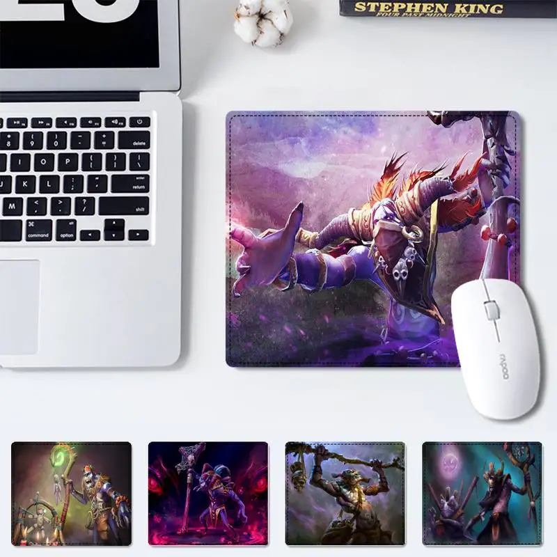 

Personalized dota2 witch doctor office Mat Small Pads Family Laptop Gamer Rubber Mouse Mat MousePad Desk Gaming Mousepad Cup Mat