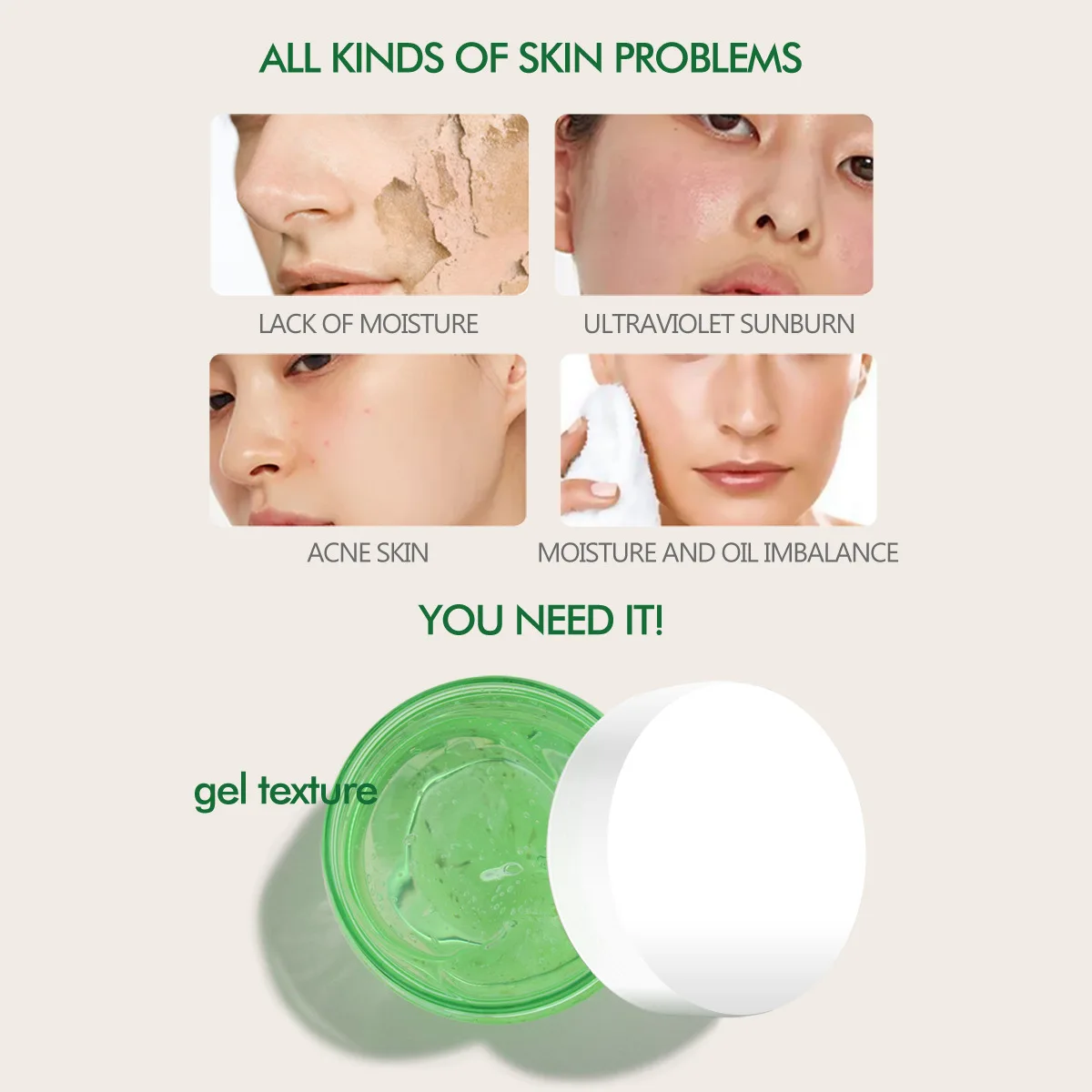 

150g Cucumber Aloe Vera Sleeping Mask Repair Skin Barrier And Soothe Skin Make Skin Moist And Tender Facial Care 1pcs