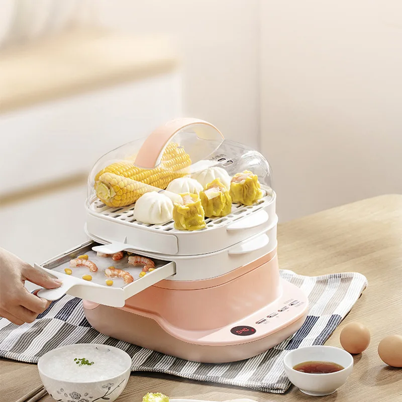 Rice Noodles Roll Steamer Food Steamed Breakfast Machine Household Drawer Type Cooking Machine Electric Steamer