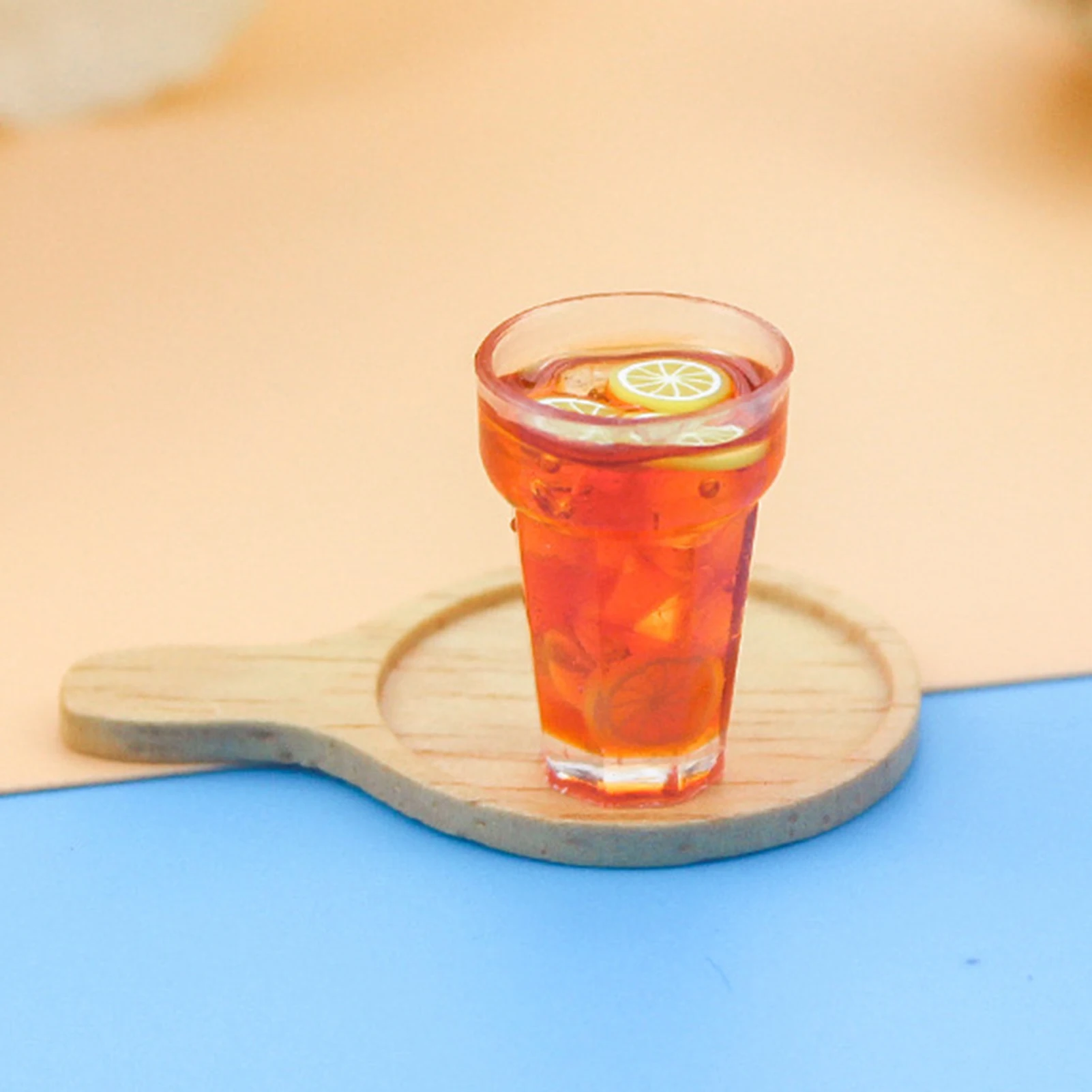 Модель кукольного домика ресторана еды миниатюрная модель лимонного чая игрушка