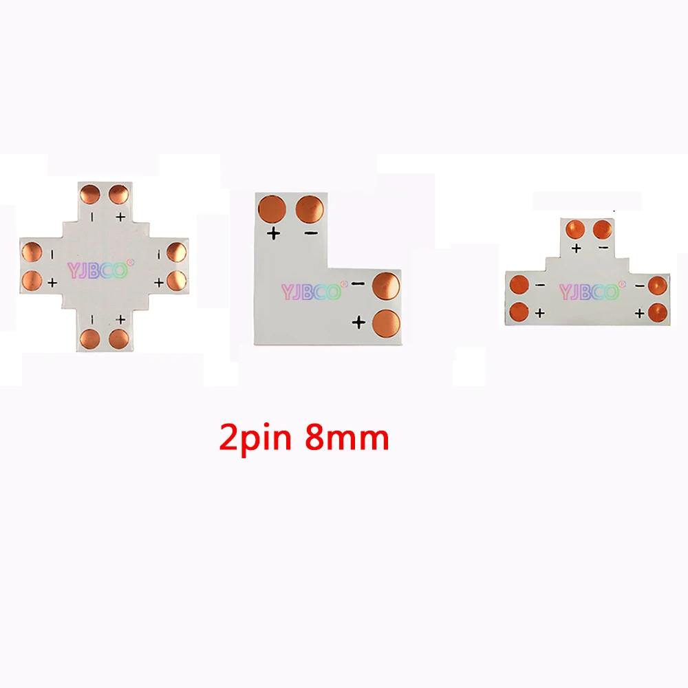 5 шт 2Pin 3Pin 4Pin 8 мм 10 L/T/X форма FPC Бесплатный сварочный адаптер светодиодный разъем