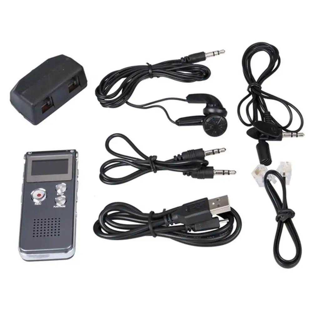 

Ymesy 2021 New LCD Screen 8GB Digital Sound Audio Recorder Dictaphone MP3 Player Voice Recorder Audio Recorder MP3 Player