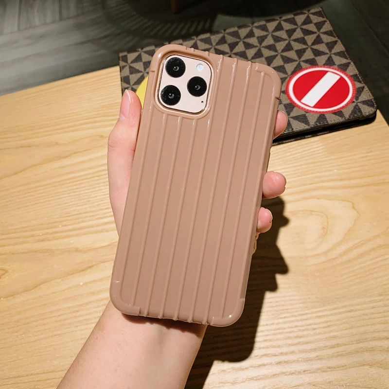 3D Suitcase Trunk Soft Silicone Transparent TPU Armor Case Cover For Apple iPhone 6 6s 7 8 Plus X XS XR 11 Pro Max Coque Fundas | Мобильные