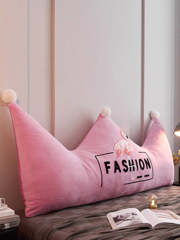 Ins Корона кровать длинная подушка моющаяся Большая искусственная для кровати