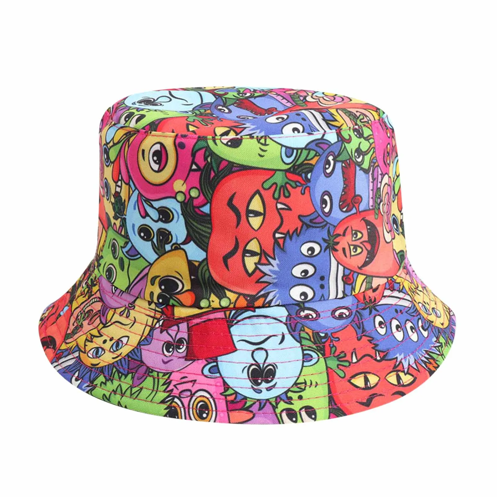 

Fisherman's Hat Sun Cap fluffy bucket hat bucket hat adult Women And Men Outdoor Fashion Printing Pattern Hats