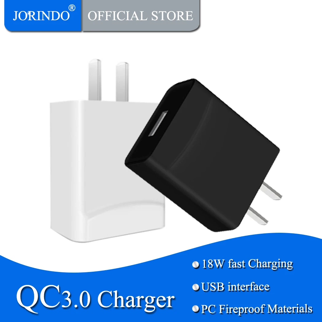 Зарядное устройство для телефона jorinдо QC3.0 американский стандарт штекер 1-15P на