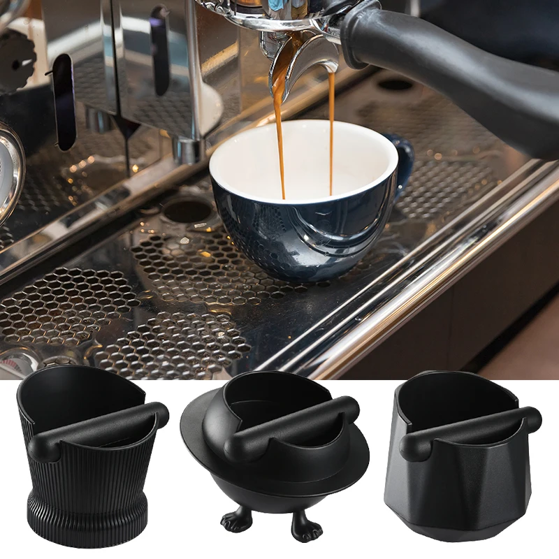 

Coffee Grind Knock Box Waste Powder Espresso Dump Bin Knocking Ground Bucket Home Kitchen Coffee Machine Accessories Dropship