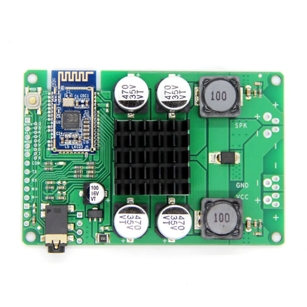 Taidacent 80 Вт 100 моно динамик PCBA 5 0 Bluetooth совместимый OEM аудио модуль 12В 24В Aux усилитель