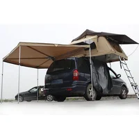 Outdoor Camping Tent Roof Fan-Shaped Tent Travel Self-Driving Car Tents Sun Protection Rainproof Warmth and Easy To Carry