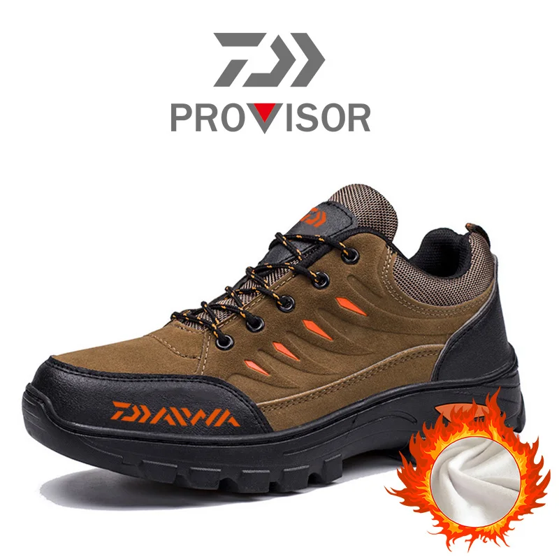 2020 Новый Daiwa Уличная обувь Для мужчин рыбалка зимняя одежда с ворсом в рыбацком