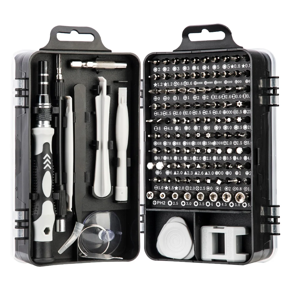 

115-in-1 Precision Screwdriver Set Multifunctional Chrome Vanadium Steel Screwdriver Hand Tool Set