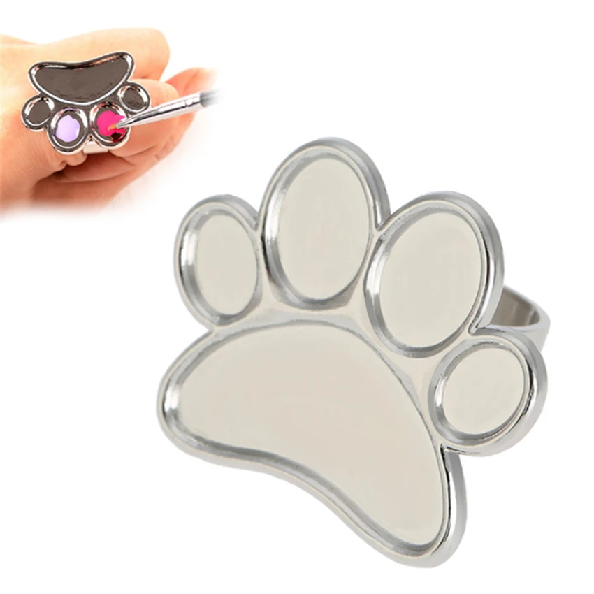 Лак для ногтей художественная палитра кольцо Палетка смешивания красок макияжа