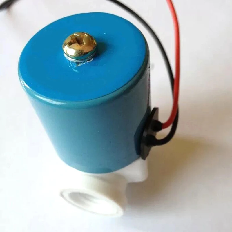 12/24V DC электромагнитный клапан G1/" HQV1 Пластик нормально замкнутый 2 Way 0-120PSI 0-0.8MPa миниатюрный Электрический соленоид клапан