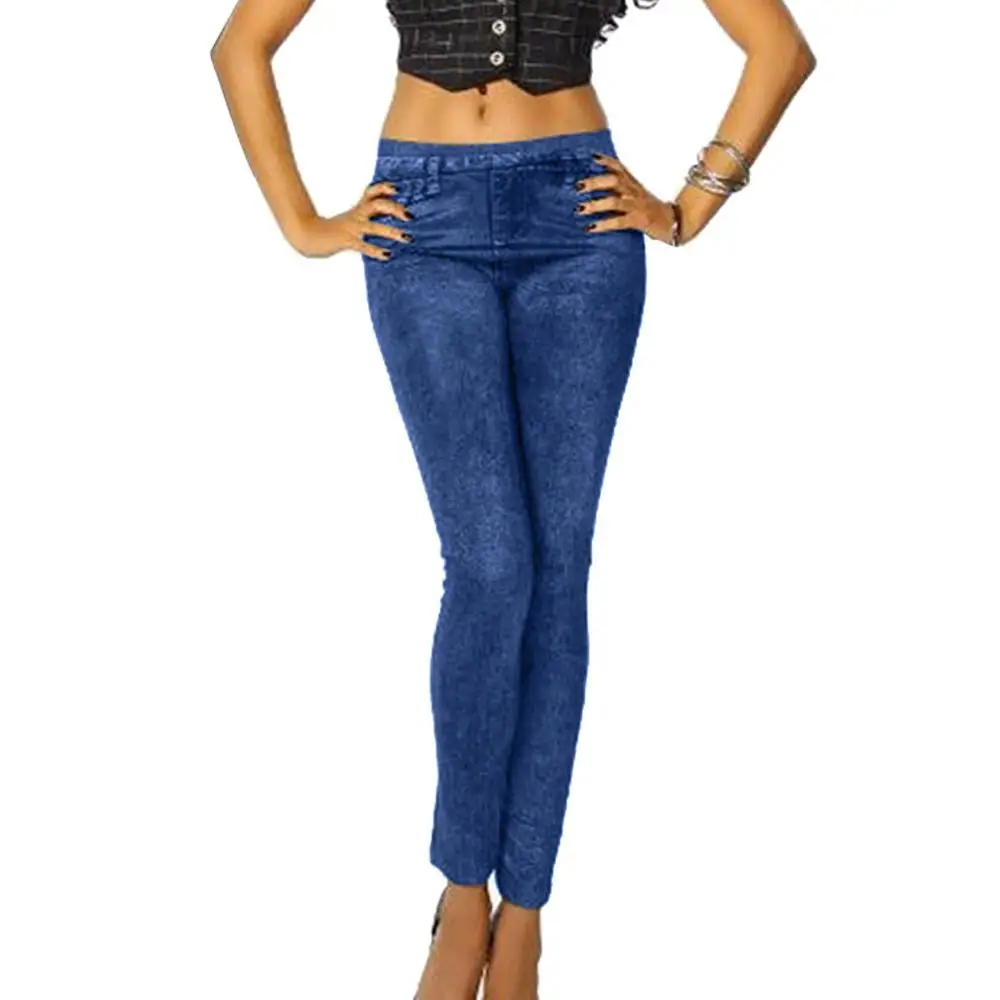 Модные эластичные однотонные обтягивающие леггинсы с высокой талией брюки для