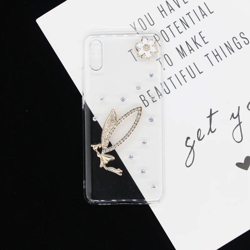 

For Honor 9 Lite Case Fashion pattern DIY Shiny diamond Hard PC Anti-fall Back Cover For Honor 10 20 Pro 10 Lite V20 9X Pro Case
