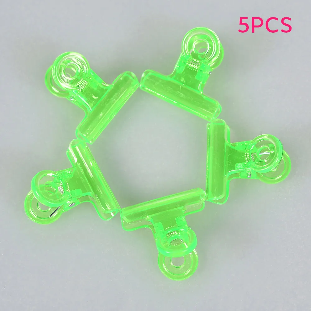 Green 5pcs 5 шт. C изогнутые зажимы для ногтей для наращивания ногтей для УФ-геля DIY для ногтей Акриловые Гвозди Многофункциональный инструмент - Цвет: Green 5pcs