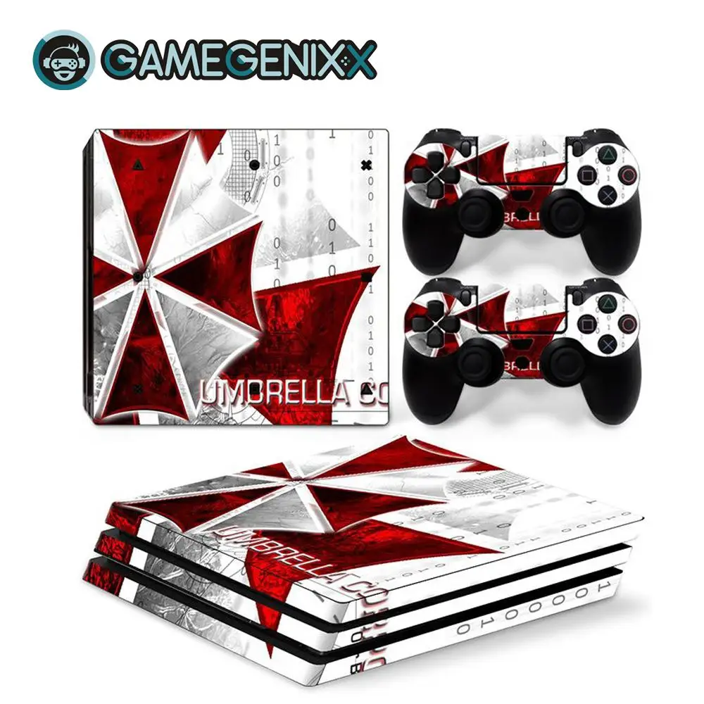 Съемная наклейка GAMEGENIXX для консоли PS4 Pro и 2 контроллеров | Электроника