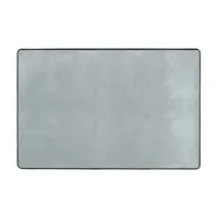 Pale Blue Gray Solid Color Doormat Carpet Mat Rug Polyester Non-Slip Floor Decor Bath Bathroom Kitchen Living Room 60x90