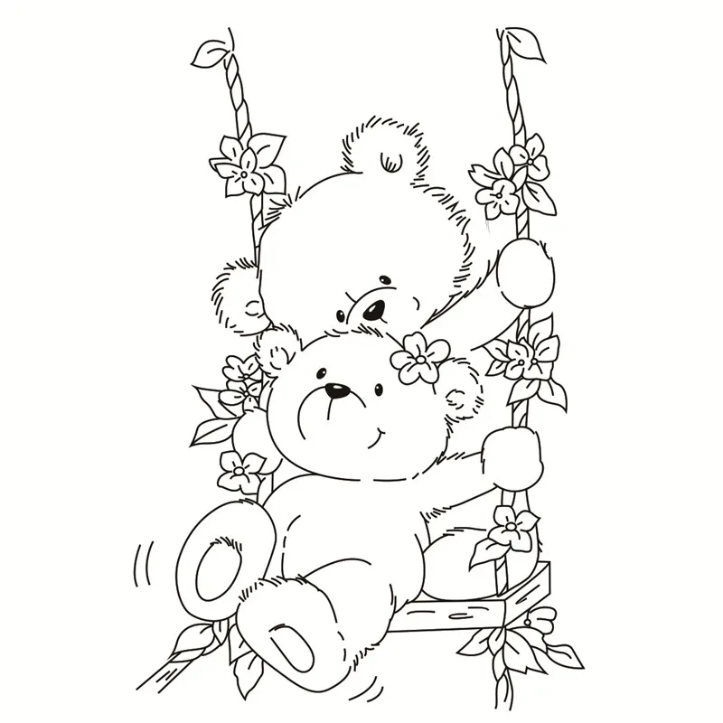 Резиновые силиконовые прозрачные штампы для скрапбукинга тампоны прозрачное