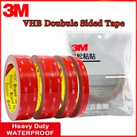 3m vhb double sided powerful adhesive acrylic tape for car home strong sticky adhesive anti temperature waterproof office decor