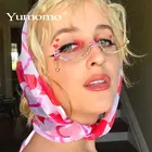 2019 модные очки, оправа из сплава для женщин, звезда, капля, цепочка без оправы, украшение, половинчатая оправа, Роскошные Алмазные очки