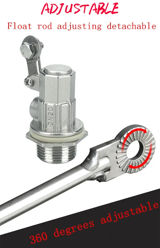 Нержавеющая сталь шаровой клапан поплавкового типа клапанрегулирующий уровня