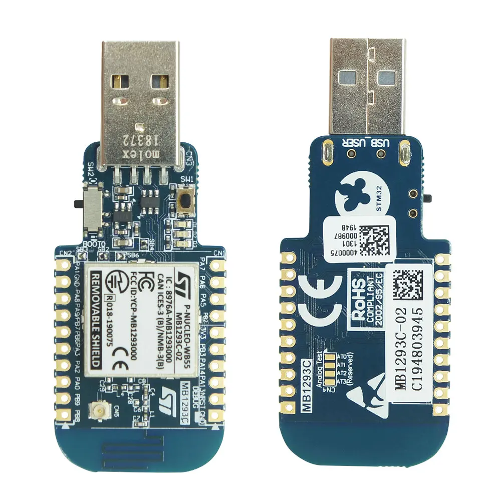 1/шт Лот P NUCLEO WB55 развития Наборы BLE Nucleo посылка в том числе usb ключ и 68 с STM32WB55 mcu