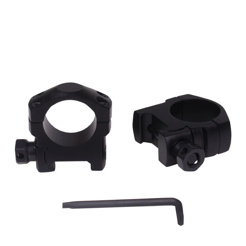 

Outdoor Tactical Rifle Scope Mounts 1 Pair of Picatinny for 25.4mm Tube Rail Mounting Rings Double Nails Rifle scope Bracket