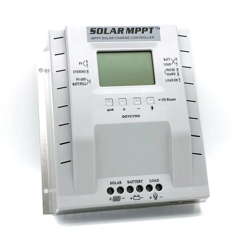 Солнечный MPPT Контроллер заряда 40A 60 Amp 12/24V Панели солнечные регулятор с ЖК дисплей
