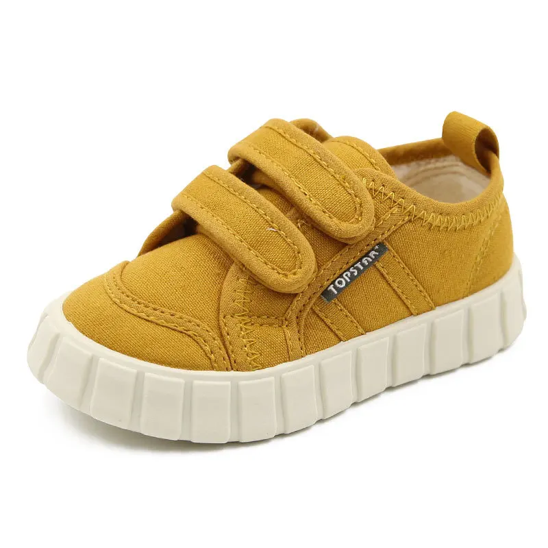 

Children's Shoes Spring and Autumn Casual Canvas Shoes for Kids Boys and Girls Pure Color 5 Colors Toddler Girls Casual Shoes