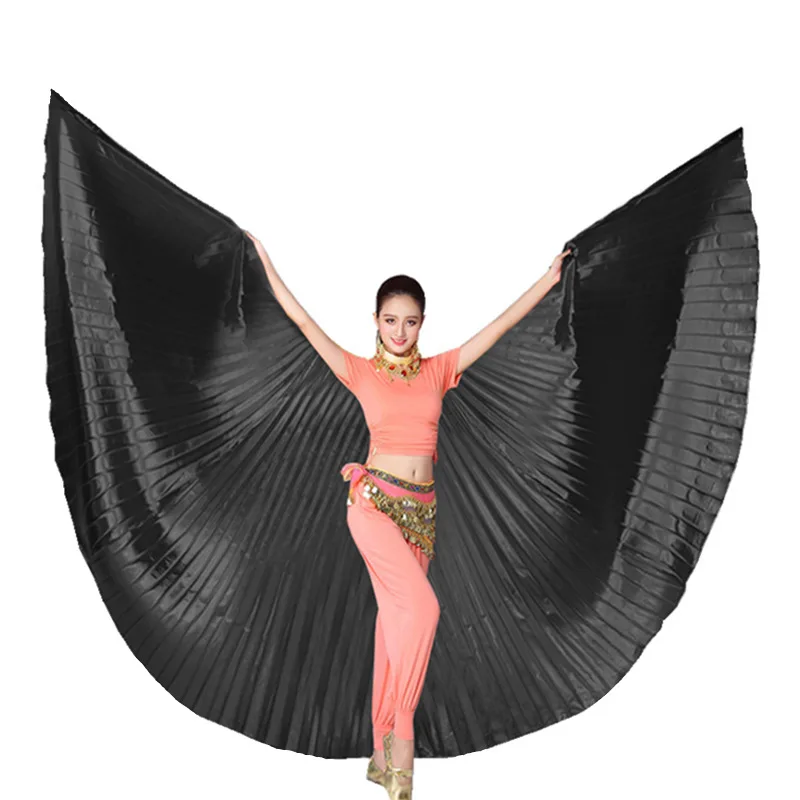 Новый стиль профессиональные крылья для танца живота Исиды золотые серебряные