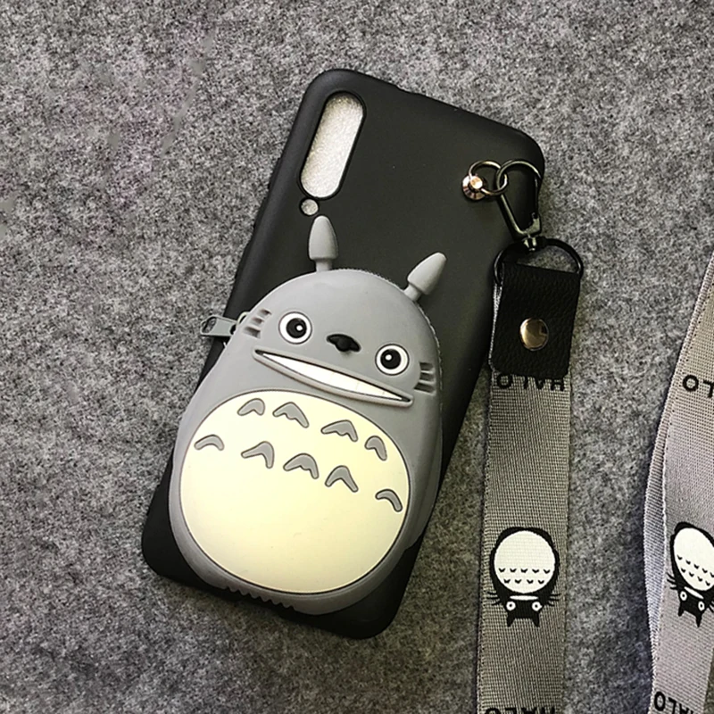 Мультяшный 3D кошелек DIY мягкий силиконовый чехол для Samsung Galaxy S6 S7 Edge S8 S9 Plus S10e S10 5G S20