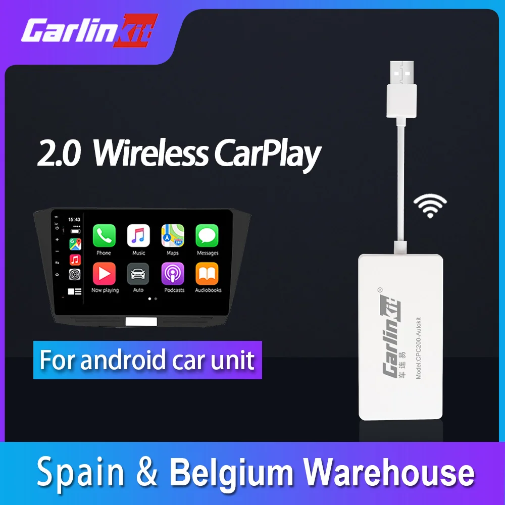 Carlinkit USB CarPlay Dongle/Android авто для Android автомобильный мультимедийный плеер iPhone телефон
