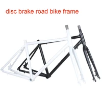 high quality 700c road bike frame 19inch alloy aluminum disc brake bicycle frameset diy bike parts
