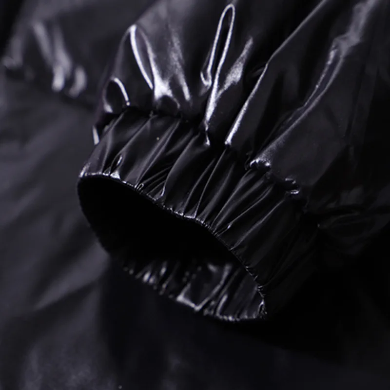 Женский темперамент в Европе и США новинка 2019 утепленный теплый воротник белый