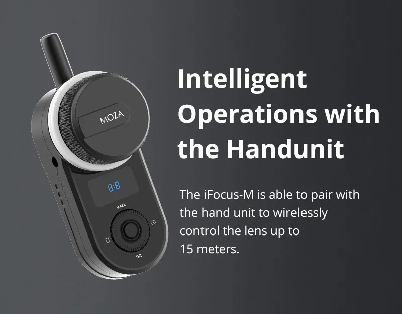 MOZA iFocus беспроводной мотор для непрерывного изменения фокусировки для Moza Air 2, Air, или AirCross DSLR Gimbal стабилизатор для непрерывного изменения фокусировки аксессуары