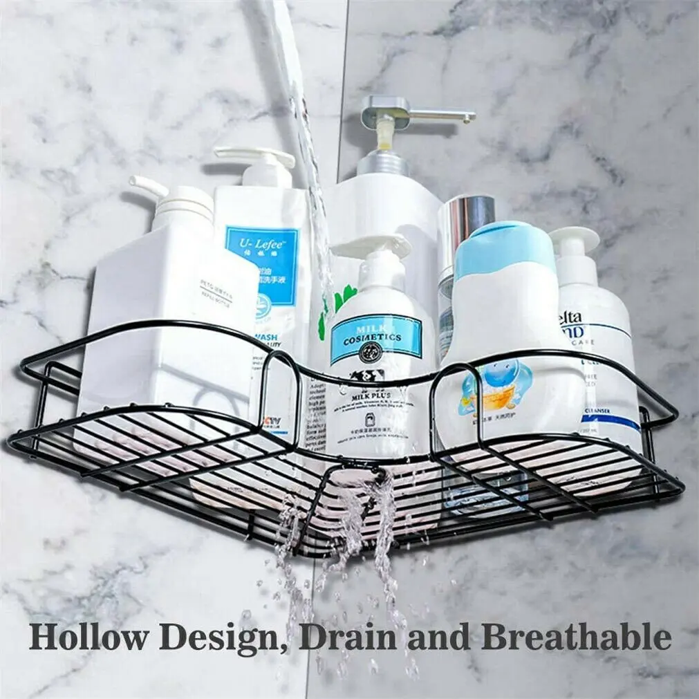 bathroom shelf storage rack toliet holder shower shampoo storage rack holder bathroom accessories kitchen organizer rack free global shipping