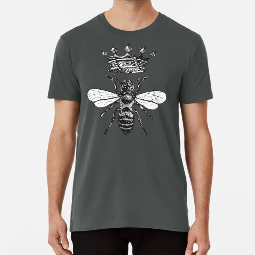 Queen Bee | черный и белый Футболка queen bees honey honeybees save the bumble bumblebees садовые насекомые