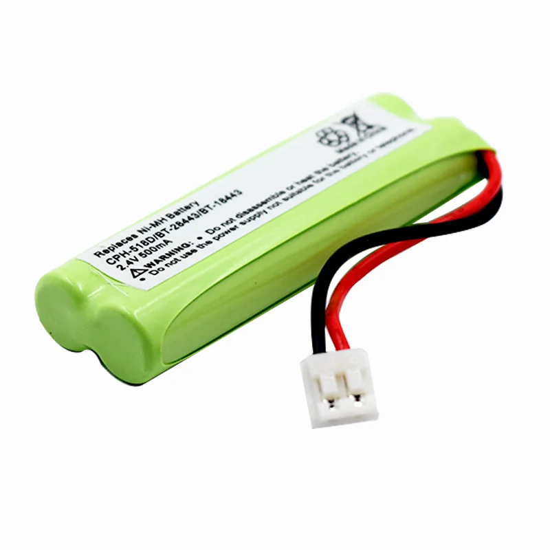 Высококачественный аккумулятор для домашнего телефона 2 4 В 500 мАч Vtech BT18443 BT28443